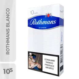 Cigarrillo Rothmans Blanco 10's