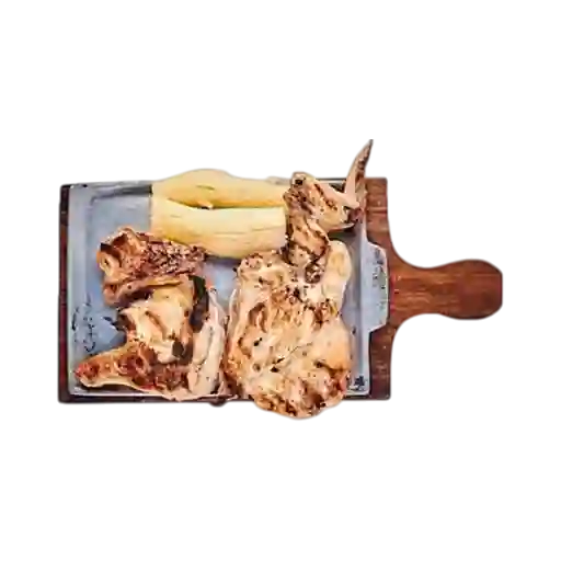 Medio Pollo Asado Al Carbón