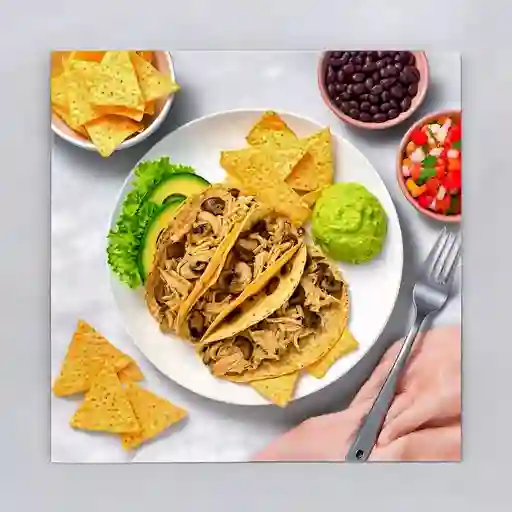 Utacos De Pollo Con Champinones X3