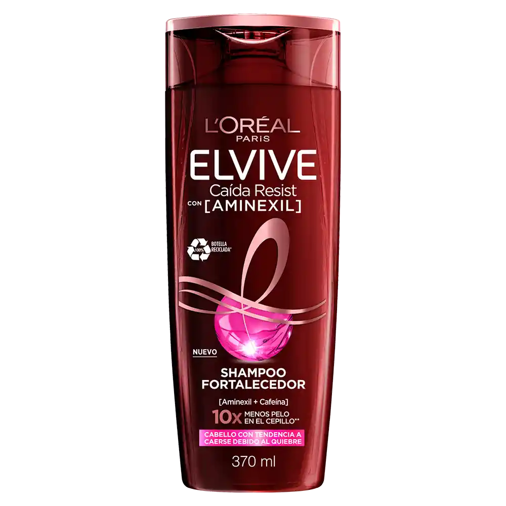 Shampoo Elvive Loreal Paris Caída Resist  370 ml