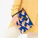 Wouf Bolso Mano Pouch Blue Birds XL