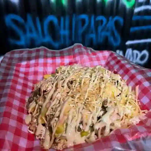 Salchipapa ranchera