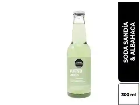 Soda Hatsu Sandía y Albahaca 300 ml