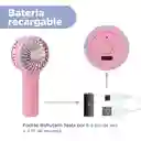 Ventilador de Mano Rosa Miniso