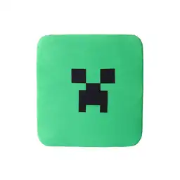Cojín Para Asiento Cuadrada Creeper Serie Minecraft Verde Miniso