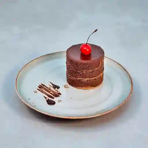 Mini torta húmeda de chocolate