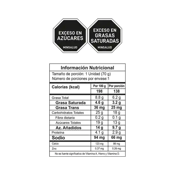 Crem Helado Artesanal Mora Leche Condensada 70 g