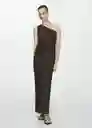 Vestido Almu Khaki Talla XS Mujer Mango