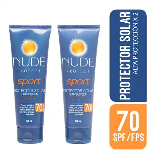 Nude Protector Solar Sport/Deporte 70 Spf 120Ml