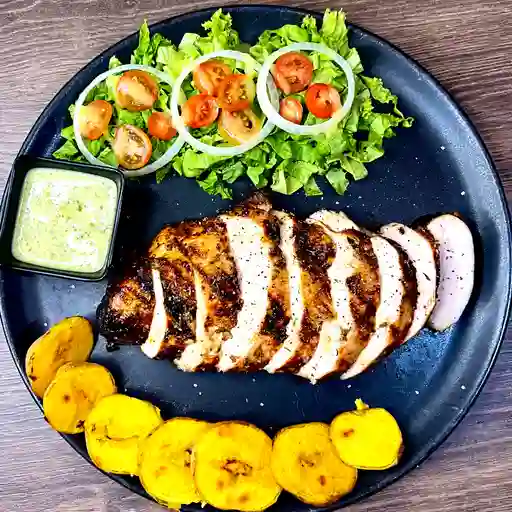 Pechuga a las finas hierbas