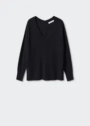 Saco Jersey Lombia Negro Talla S Mujer Mango