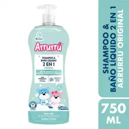 Sh Y Bano Liquido 2 En 1 Original Arrurru 750 Ml