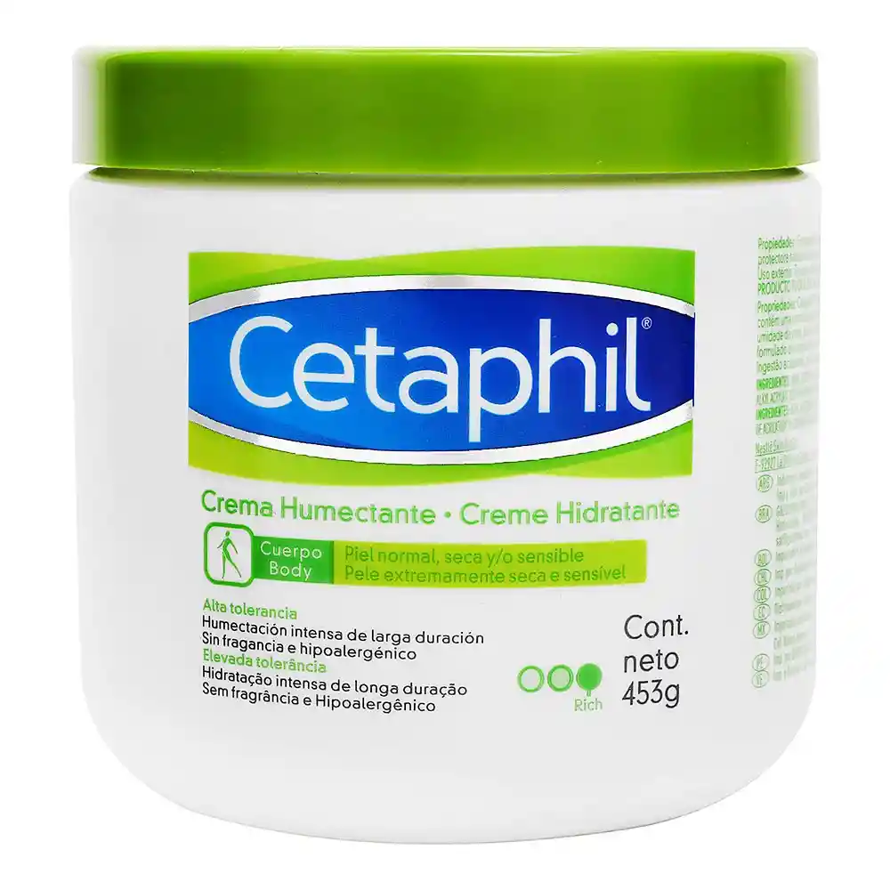 Cetaphil Hidratacion Corporal Dermo Cr.Humectan.453G