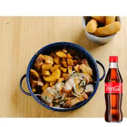 Combo Ceviche de Chicharrón + Coca Cola Original 300ML