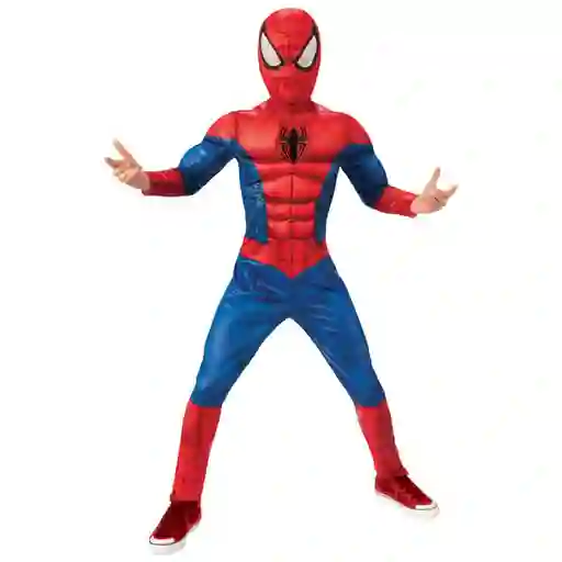 Disfraz Hombre Araña Original Importado Spiderman Talla L (12-14)