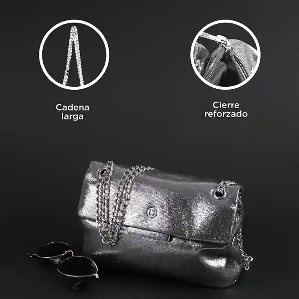 Bolso Crossbody Gris Serie Miniso