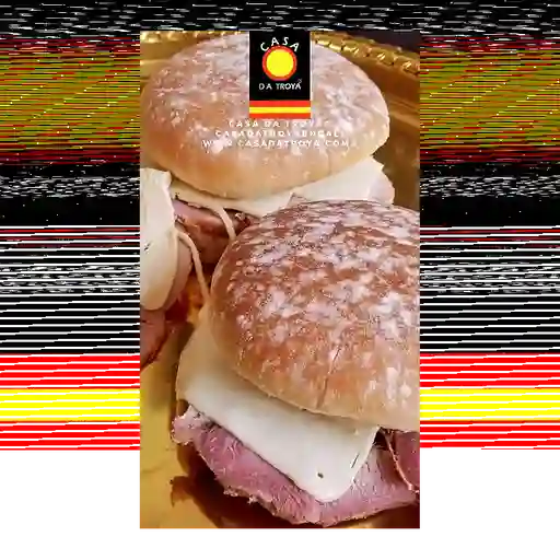 Mixto doble (1/4libra) cordero y queso