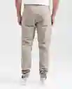 Jogger Crudo Beige Claro Talla 30 Chevignon