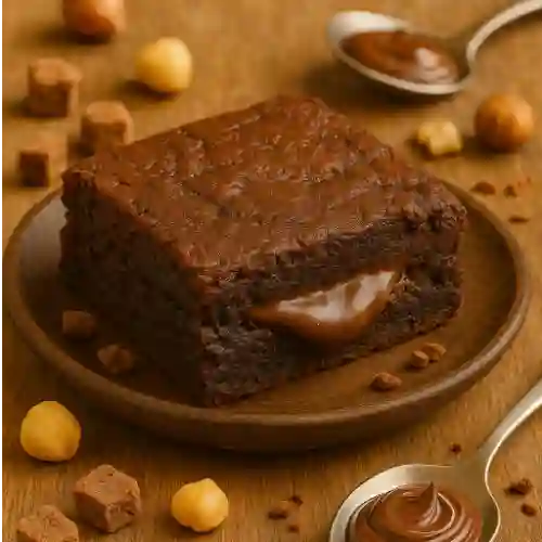 Brownie Relleno de Nutella