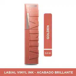 Maybelline Labial Super Stay Vinyl Ink Nude Golden 105