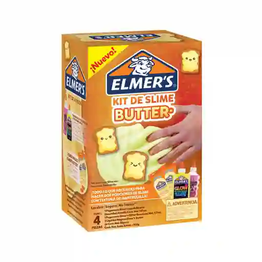 Kit Slime Butter Tex Manteq Elmers 1234