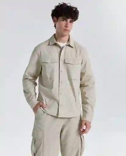 Camisa Hombre Caqui Talla XL 819G500_CAQ150513 Americanino