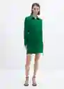 Vestido Bela Verde Talla S Mujer Mango