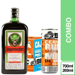 Combo Jagger + Bbc Cerveza Rubia Cajicá Miel de Abejas en Lata