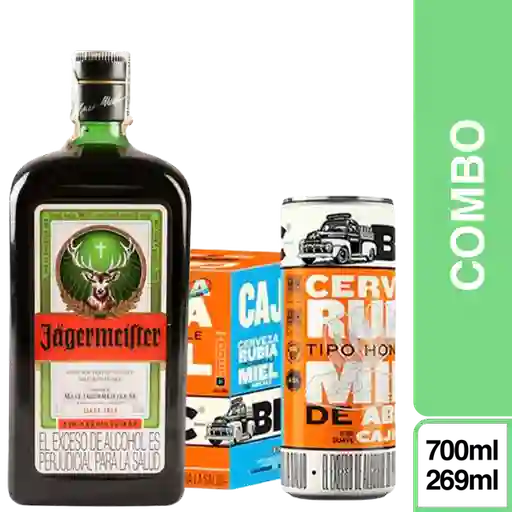 Combo Jagger + Bbc Cerveza Rubia Cajicá Miel de Abejas en Lata