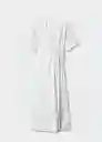 Vestido Dalas Crudo Talla S Mujer Mango