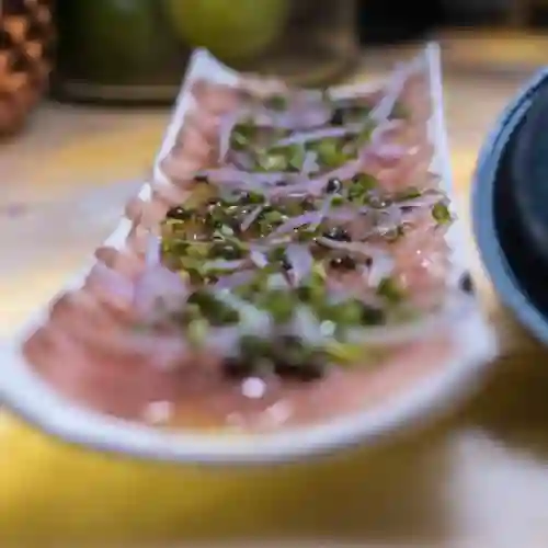 Carpaccio de Marlín Ahumado