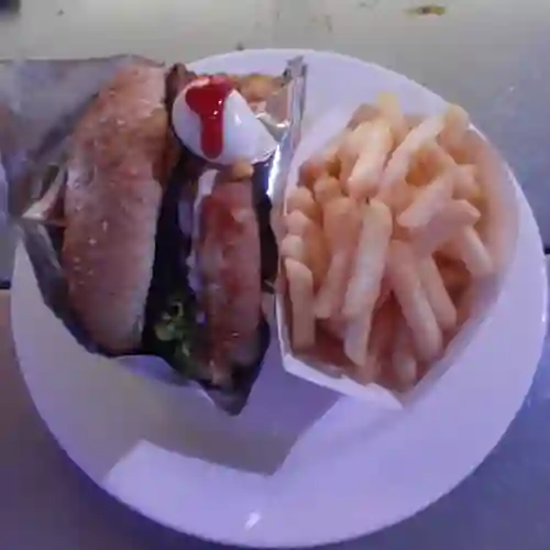 Combo de Hamburguesa y Coca Cola 250