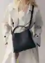 Bolso M Luciam Negro Talla 99 Mujer Mango