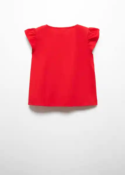 Blusa Malia Niñas Rojo Talla 7 Mango