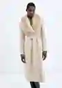 Abrigo Dolce Piedra Talla S Mujer Mango