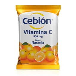 Cebion 500 Mg Tabletas Masticables Naranja