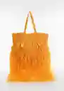 Bolso M Tucan Mostaza Mujer Mango