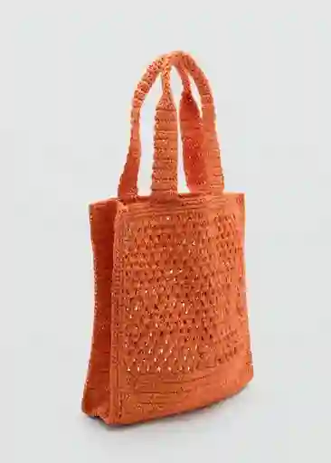 Bolso G Sofi Naranja Talla 99 Mujer Mango