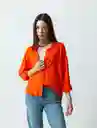 Camisa Venus Naranja Frailecillo Medio Cala L 513F399 Naf Naf