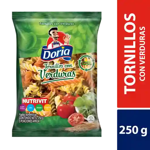 Doria Pasta Tornillos con Verduras