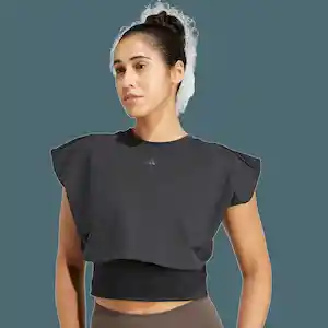 Adidas Camisa Polo Power Boxy Tk Mujer Negro Talla S Ref: IW1496