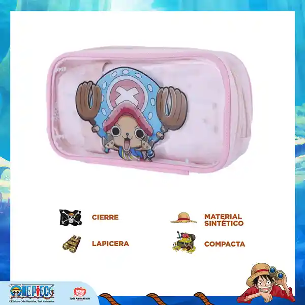 Lapicera de Doble Capa Serie One Piece Chopper Miniso