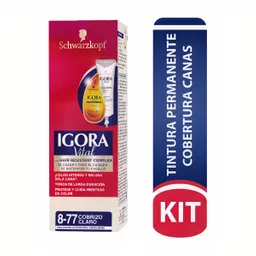 Igora Vital Tinte Permanente 8-77 Cobrizo Claro