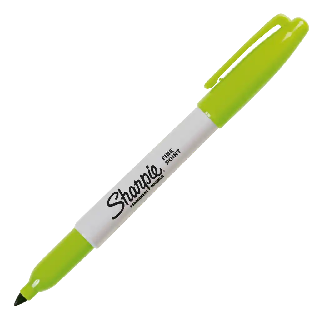 Sharpie Verde Lima