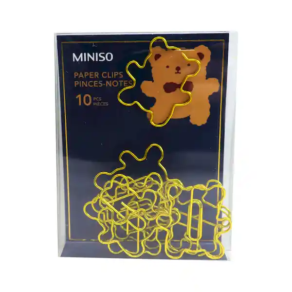 Miniso Clips Para Papel de Little Bear