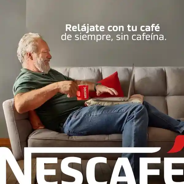 Café descafeinado NESCAFÉ DECAF instantáneo x 200g