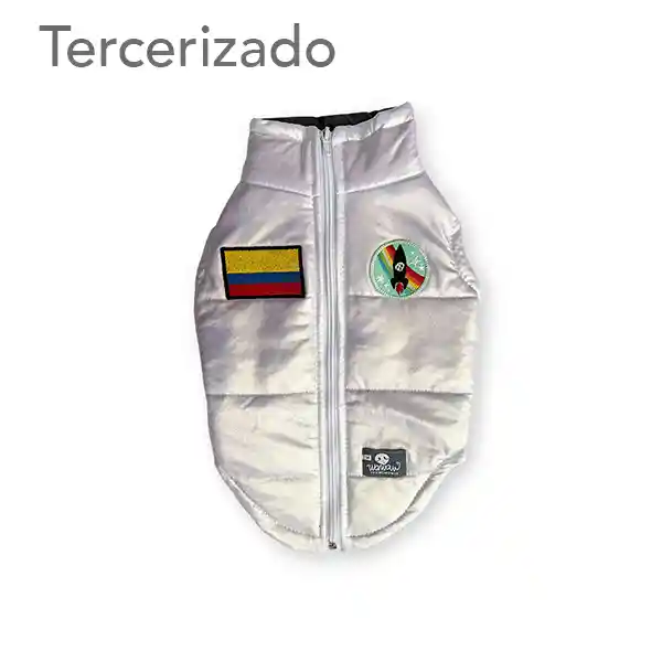 Disfraz Para Mascota Chaleco Astronauta Tornasol 2XL