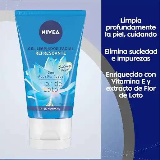 Nivea Gel Limpiador Fácial Refrescante Aqua Effect