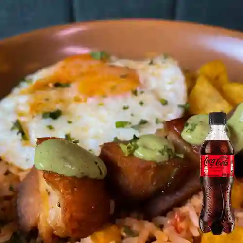 Combo Calentado Tradicional +Cocacola S/az 400ml