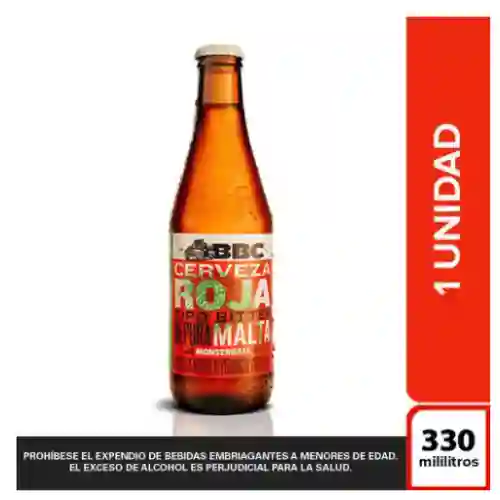 Cerveza Bbc Monserrate Roja 330 ml